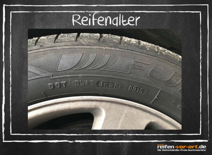 Über fabrikneue, neue und alternde Reifen